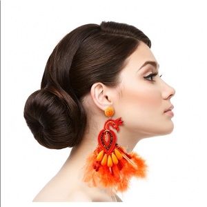 Peacock earrings comes in 2 colors